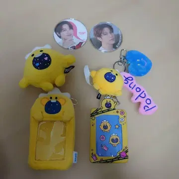 TREASURE 정환 트레이딩 카드 케이스 봉제 인형 키링 캔뱃지