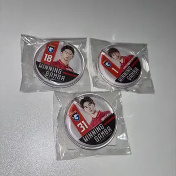 감바 오사카 LED 캔뱃지 히가시구치 마사아키, 장 오린, 아라키 루이