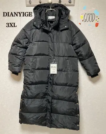 [ 새상품급 ] DYG DIANYIGE 롱 충전솜 코트 벤치 코트 3XL