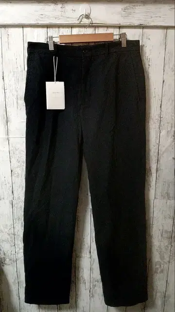 ZARA 블랙 치노 팬츠 사이즈 40 미사용 새상품 블랙 M 사이즈