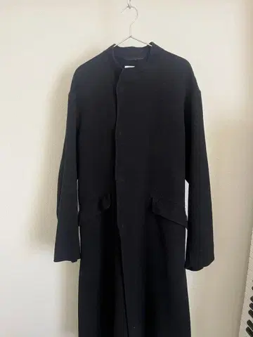 BEAUTY&YOUTH 블랙 체스터 코트 L