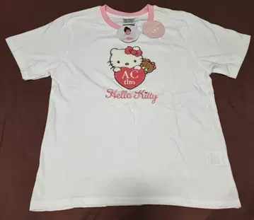 헬로키티 티셔츠 사가 자수 M