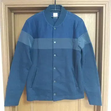 BLUE WORK 네이비 스트라이프 자켓