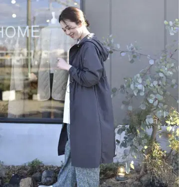 시착만 한 상품 OURHOME 발수 소재 더블 지퍼 코트