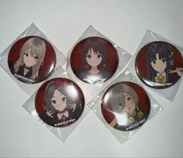 걸즈 밴드 클라이 게이머즈 특전 캔뱃지 구보 페어 전원 합계 5점