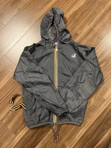 K-WAY 후드 부착 그레이 자켓