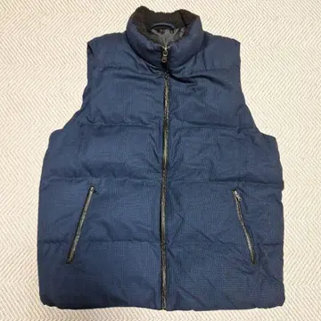 지유 남성용 XL 아우터 퀼팅 베스트 네이비