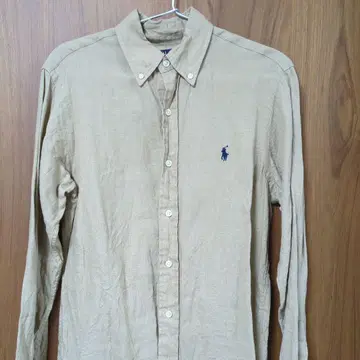 랄프 로렌 린넨 셔츠 베이지