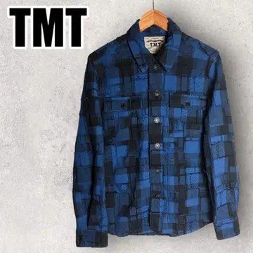 TMT 패치워크 두꺼운 원단 플란넬 셔츠 버팔로 셔츠