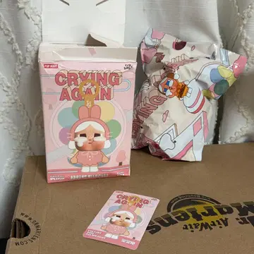 POP MART crybaby CRYINGAGAIN 토끼