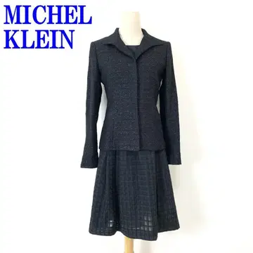 미쉘클랑 원피스 수트 셋업 블랙 레이온 40 C3370