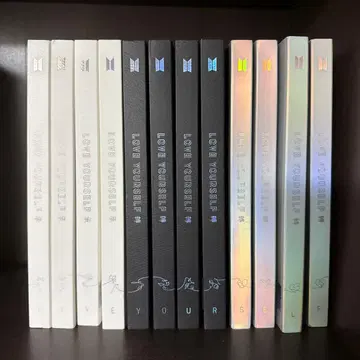 BTS LOVE YOURSELF 전 12매 세트