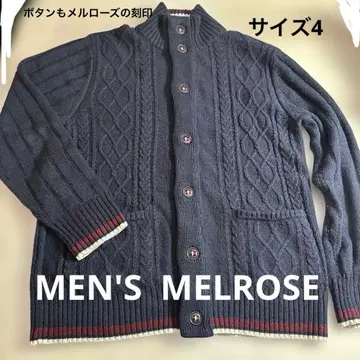 MEN'S MELROSE 다크 네이비 가디건 사이즈 4