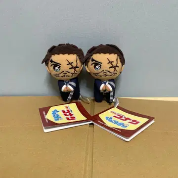 명탐정 코난 삐요코토모 마스코트 봉제 인형 2개 세트 야마토