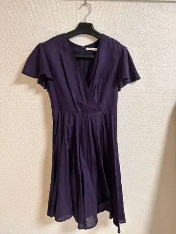 MARIHA 다크 퍼플 원피스