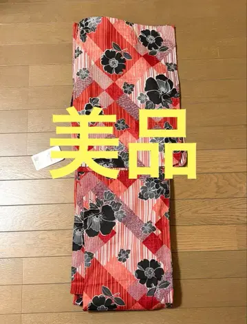 니코앤티크 유카타 부용 이펙트 레드 거의 미사용