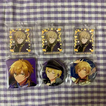 히카제 카오루 캔뱃지 아크릴 키링 6개 세트