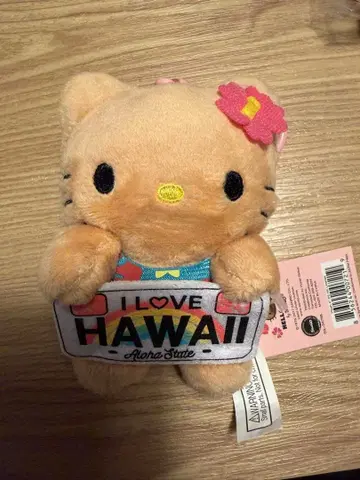 미사용 새상품 하와이 일광화상 헬로키티