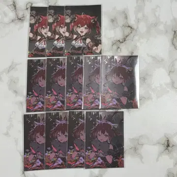 CR 할로윈 메탈 트레이딩 카드 아카미 카루비