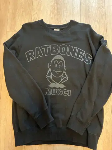 야나기야 무츠토 랫츠본즈 MUCCI 맨투맨 L
