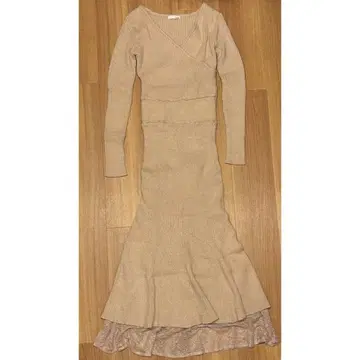 RESEXXY 리젝시 카슈쿨 머메이드 원피스 롱 베이지