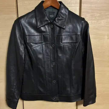 ARTICLE article 블랙 라무 가죽 자켓 M 사이즈