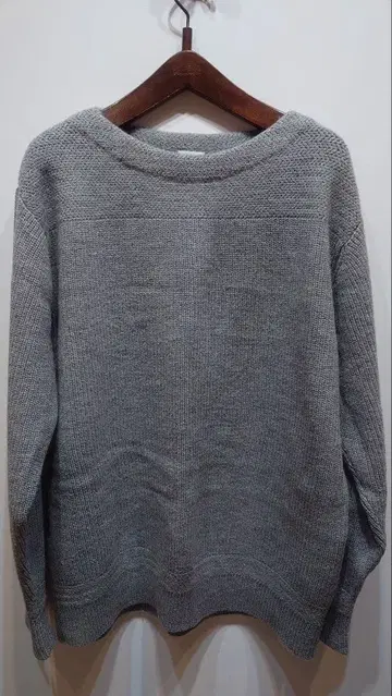 Phlannel 카멜 혼방 울 크루넥 니트