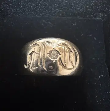 실버925 씰 스탬프 반지 17호 PT 커스텀 파베