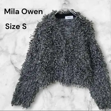 미라 오웬 크롭 루프 얀 가디건