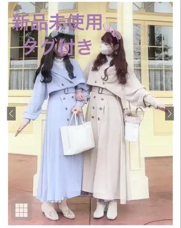 [ 미사용 새상품 택 포함 ] 벨트 포함 3way 트렌치코트