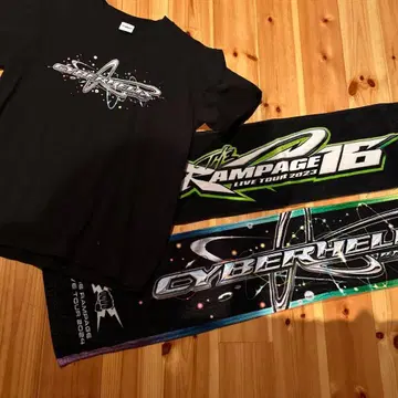 THE RAMPAGE LIVE TOUR 2023 티셔츠 S 사이즈 타월