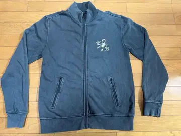 Lucky Brand 남성용 스콜피온 자수 집업 스웨이드 S 사이즈