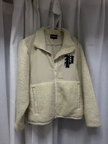 PHATRNK 플리스 자켓 S 크림색