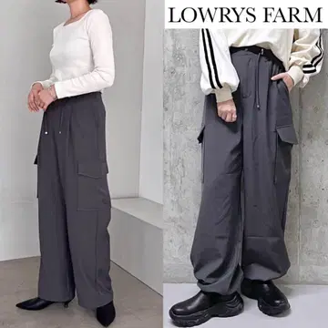 로리즈팜 드로스트 사이드 포켓 팬츠 그레이
