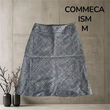 COMME CA ISM 컴시즘 미디 스커트 M 심플