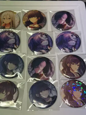 프로세카 캔뱃지 글리터 니고 카나데 마후유 마리오네트