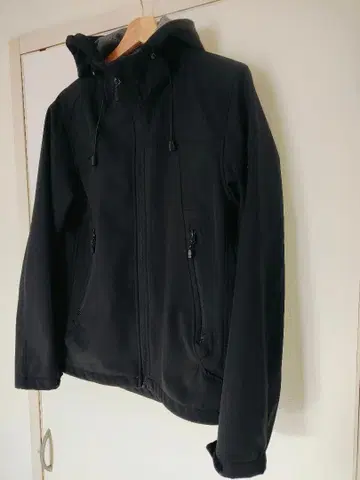 JUN CLUB 마운틴 후드티 M 방풍 블랙 아웃도어