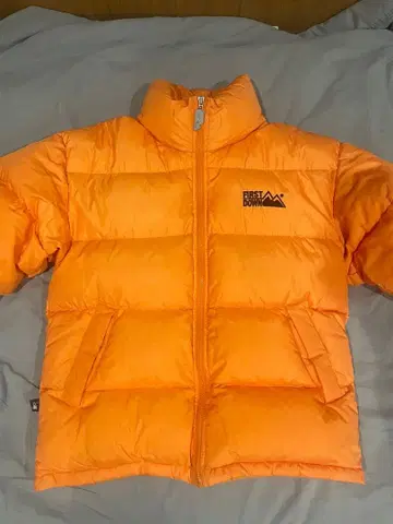 FIRST DOW 다운 자켓 오렌지 M