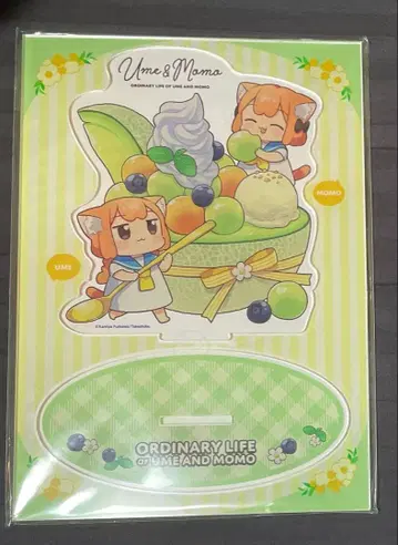 우메와 모모의 평범한 일상 아크릴 스탠드 멜론북스 팝업