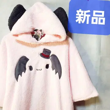 새상품 로로마닉 판초 체리 후드티 인형옷 산리오 보아