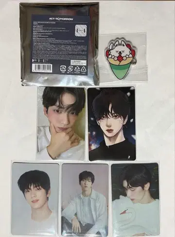 TXT 수빈 용문 아크릴 배지 트레이딩 카드