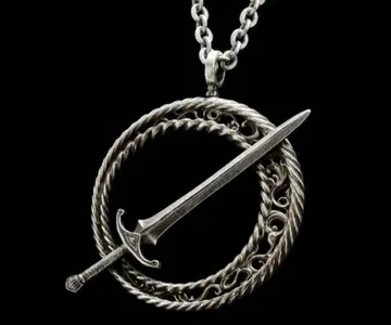 [ 미사용 새상품 ] 다크 소울 암월의 검 펜던트 TORCH TORCH