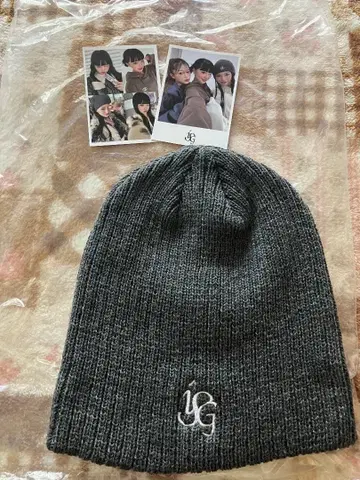 iScream SPIRALGIRL 콜라보 니트 모자 스티커 포함