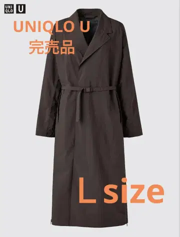 유니클로 U 스탠 칼라 롱 코트 완판 색상