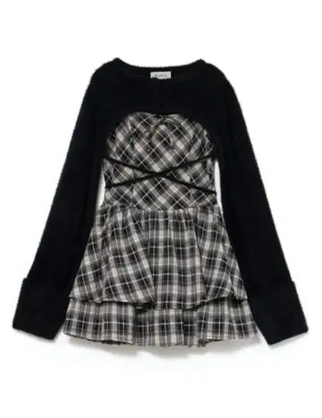 BUBBLES 오픈넥 개더 원피스