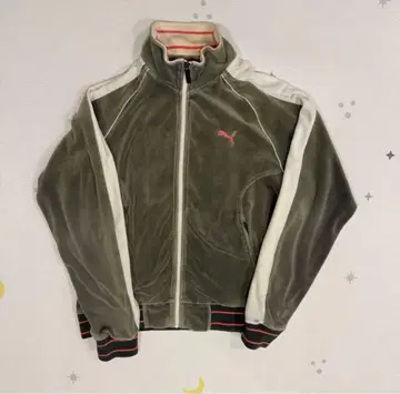 PUMA 벨로아 플리스 집업 후드티 L 사이즈