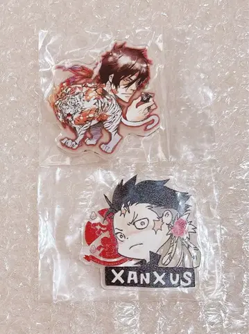 가정교사 히트맨 REBORN 리본 바리아 아크릴 배지