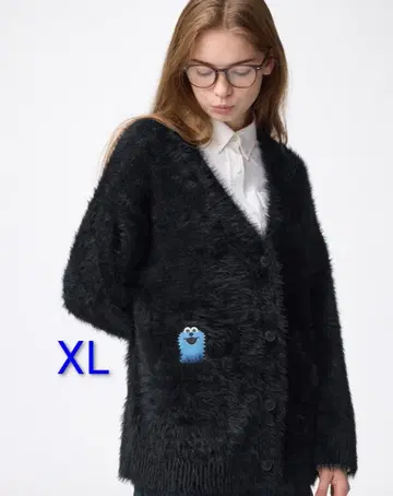 순순 GU 블랙 가디건 XL