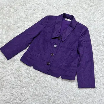 [ c6537 ] 새상품급 YOSHIDA 테일러드 자켓 퍼플