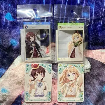 유루유리 유이쿄 아크링 키링 & 혜택 카드